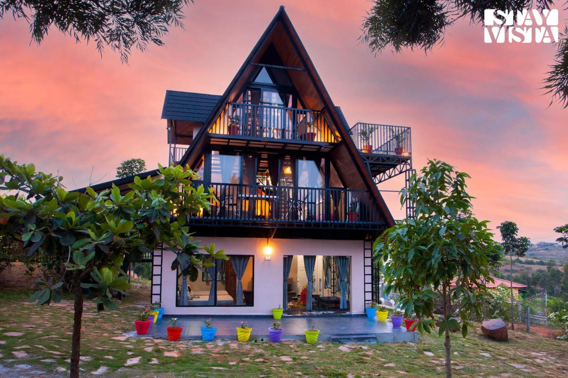 Stayvista At Hillside Harmony Pvt Pool & Free Breakfast Bangalore Eksteriør bilde